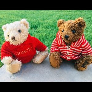 VINTAGE 90’s GIORGIO BEVERLY HILLS TEDDY BEARS